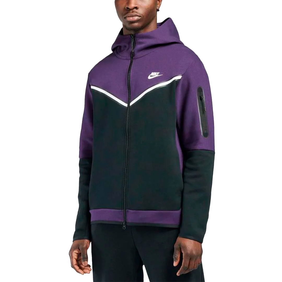 NIKE TECH FLEECE  WINDRUNNER "ROXO/PRETO" 🇺🇸